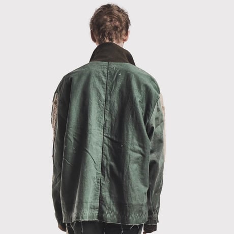 Truck Jacket (VINTAGE US ARMY LAUNDRY BAG)