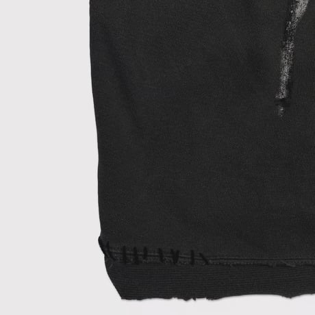 Bootleg Layered Hoodie(SHINE) AGED BLACK