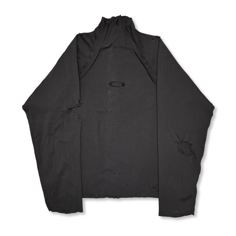 High-Neck Cotton Logo Knit With Damaged(HIGH GA