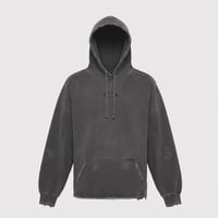 Inactive Hoodie With Repaired/AGED BLACK