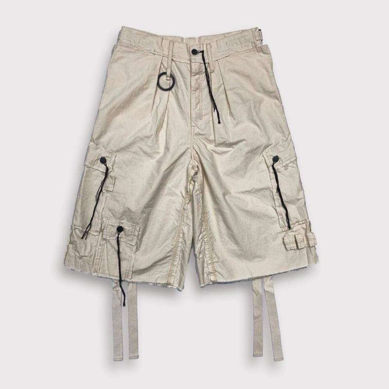パンツ MINUS Slash Seam HBT Short(HORCE CLOTH) Slash Seam HBT Short(HORCE CLOTH) BLACK | MINUS