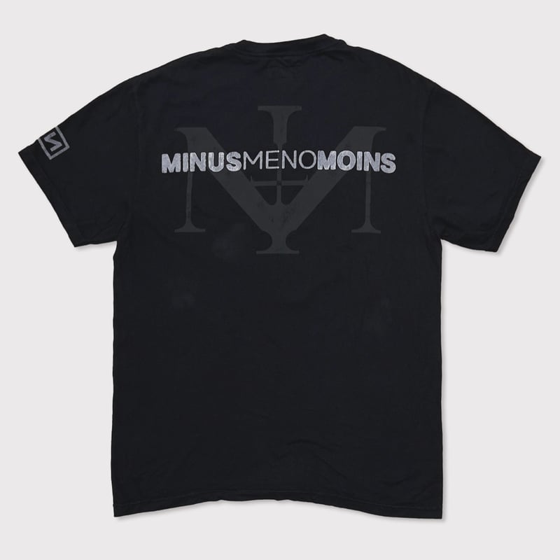 Bootleg Tee(A MAN'S SHADOW)5YEARS BLACK | MINUS
