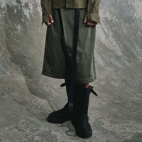 Wrapped Work Short(AGED TWILL) OLIVE