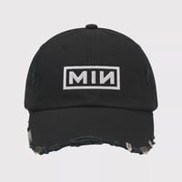 Bootleg Cap With Damaged(BOX) WASHED BLACK