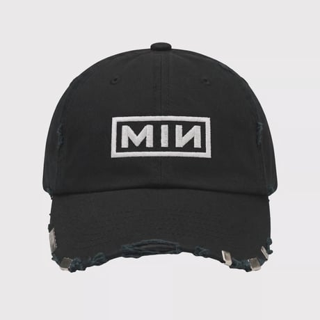 Bootleg Cap With Damaged(BOX) WASHED BLACK