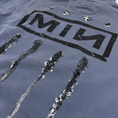 BOOTLEG HOODIE(BLACK SHINE)STAIN