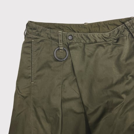 Wrapped Work Trousers With Night-Cut(AGED TWILL) OLIVE