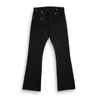 Slash Seam Twist Cargo Jeans(NOIR) | MINUS OFFI Slash Seam Twist Cargo Jeans(NOIR) | MINUS OFFI