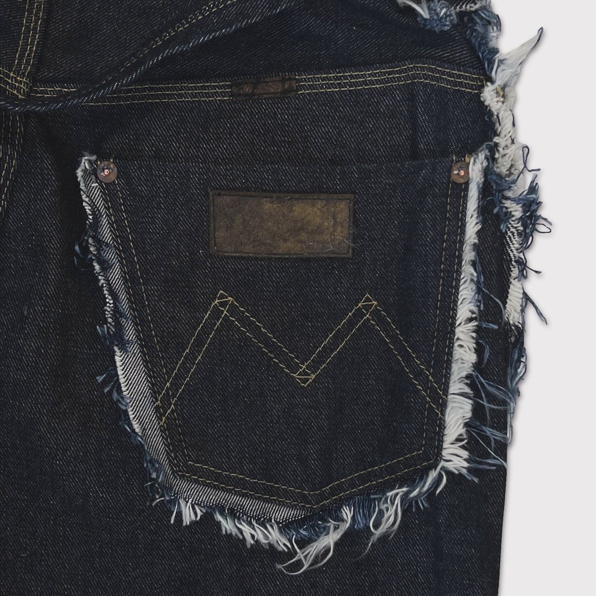 Slash Seam Twist Cargo Jeans(KOJIMA)INDIGO | MI