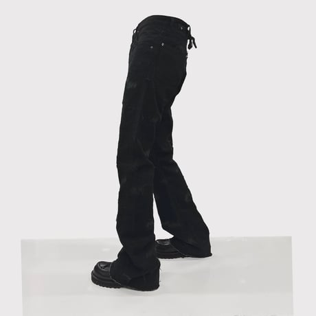 Twist Seam Lot.20617 R&D(100YEARS DENIM) BLACK