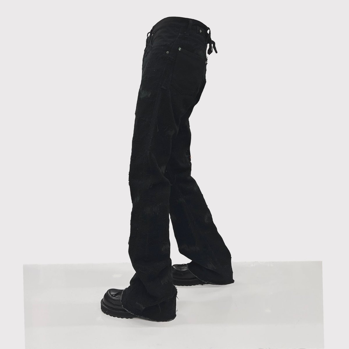 Twist Seam Lot.20617 R&D(100YEARS DENIM) BLACK