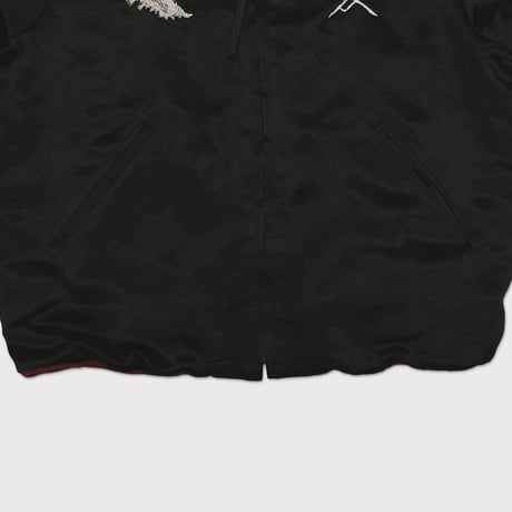 x A PUZZLING HOME Souvenir Love Jacket(TWO FACE) BLACK