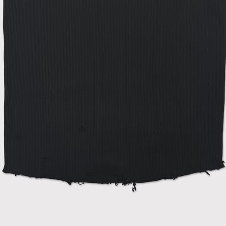 Combat Long Thermal With Damaged(CLASSIC WAFFLE KNIT) BLACK