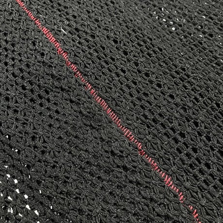 TIMELESS  KAMON ALOHA SHIRT(RASCHEL LACE) BLACK