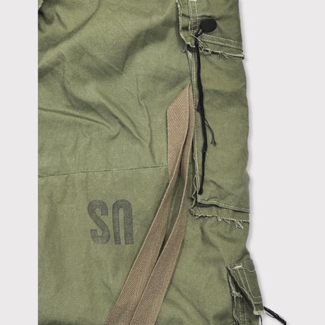 Slash Seam HBT Cargo(VINTAGE US ARMY SLEEPING BAG CASE)/OLIVE