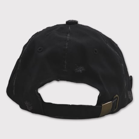 Sigunatured Cap With DAMAGED(CLASSIC TIWLL) SUNFADE BLACK