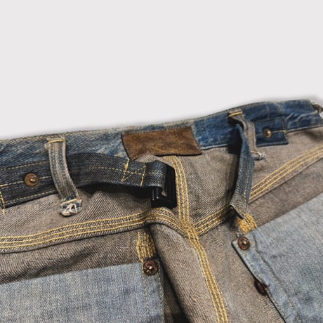 100 YEARS WORK STRAIGHT JEANS INSIDE-OUT (501b)