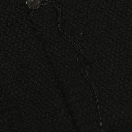 TIMELESS  CUT OFF 1B CARDIGAN NOIR(FENCE KNIT)