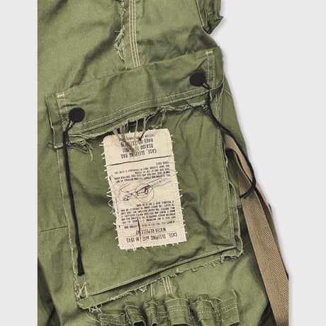 Slash Seam HBT Cargo(VINTAGE US ARMY SLEEPING BAG CASE)/OLIVE