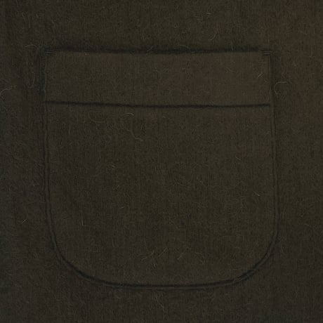 Cut Off 1B Cardigan(NEEDLE SHAGGY MOHAIR) OLIVE