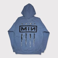 BOOTLEG HOODIE(BLACK SHINE)STAIN