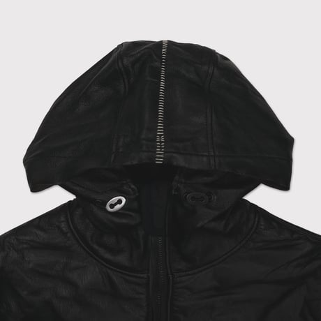 Rustic Edged DAS Parka(VEGETABLE DYED NYLON) BLACK