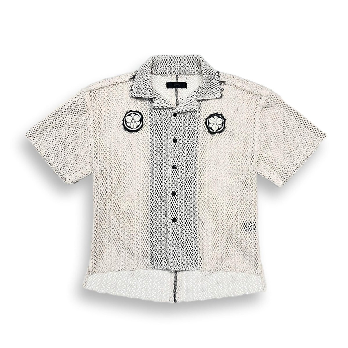 23ss minus (-) タイムレス カモン アロハ シャツ ブラック 系 minus （-）TIMELESS KAMON ALOHA SHIRT