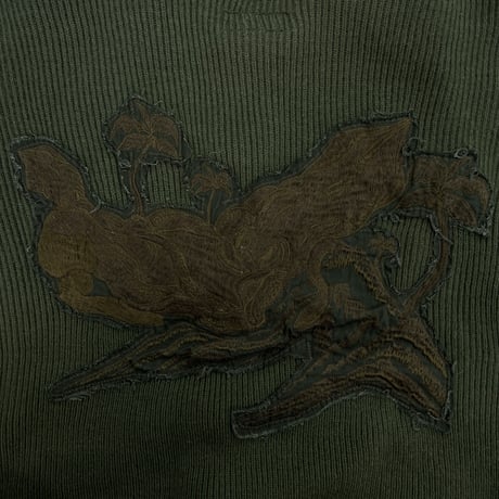 Love Knit Jumper(SWEDISH ARMY VINTAGE) OLIVE