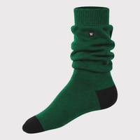 TIMELESS 	x WHIMSY Logo Socks(LOOSE FIT) GREEN