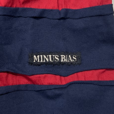 Slit Border Boat Neck(DOUBLE STRUCTURED) NAVY