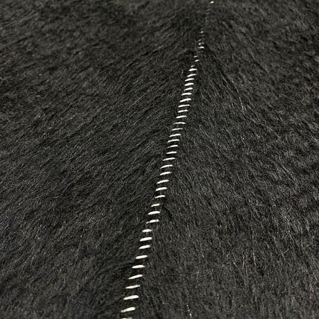 TIMELESS  CUT OFF 1B CARDIGAN NOIR(LIKES MOHAIR SHAGGY KNIT)