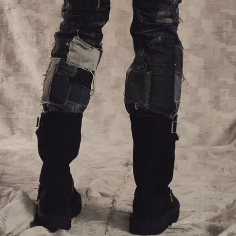 x MUZE x GEORGE COX Engineer Boots(CLASSIC SHARK)