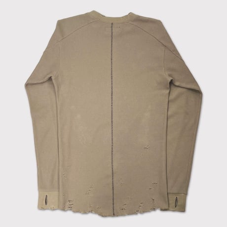 Combat Long Thermal With Damaged(CLASSIC WAFFLE KNIT) SAND