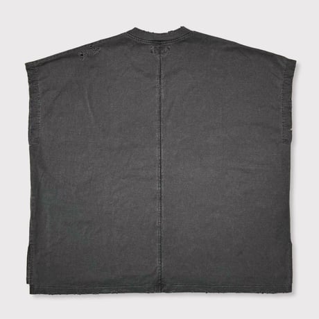 Pocket TunicWith Damaged(AGED BLACK)