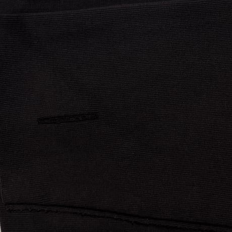 High-Neck Cotton Logo Knit With Damaged(HIGH GAUGE RIB KNIT)CHARCOAL