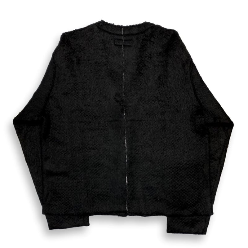 TIMELESS CUT OFF 1B CARDIGAN NOIR(LIKES MOHAIR TIMELESS CUT OFF 1B CARDIGAN NOIR(LIKES MOHAIR