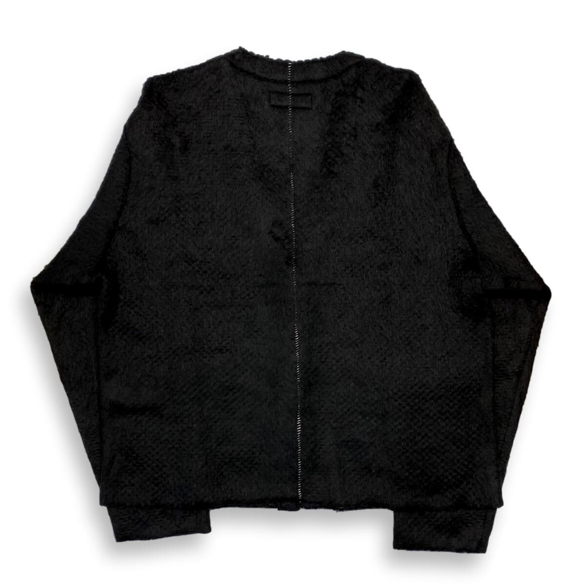 TIMELESS CUT OFF 1B CARDIGAN NOIR(LIKES MOHAIR TIMELESS CUT OFF 1B CARDIGAN NOIR(LIKES MOHAIR