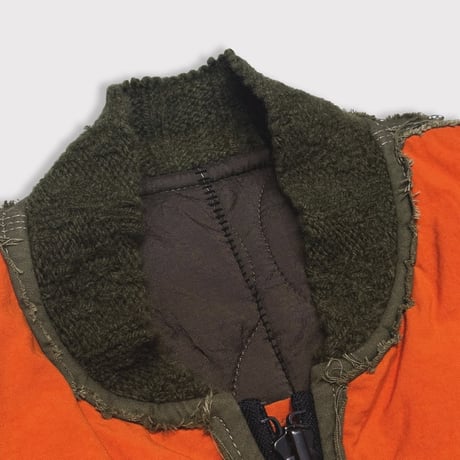 INSIDE-OUT Flight Jacket(VEGETABLE DYED NYLON)