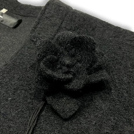 TIMELESS  CUT OFF 1B CARDIGAN BLACK ROSE(COMPRESSION KNIT)