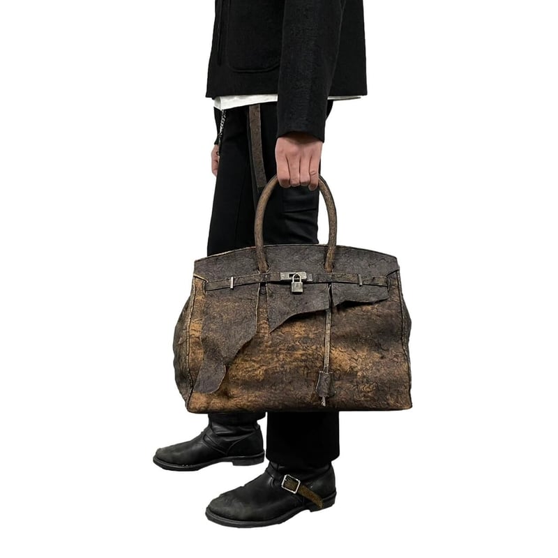 TIMELESS MOINS BAG(TEMPORARY SKIN WASHI LEATHER