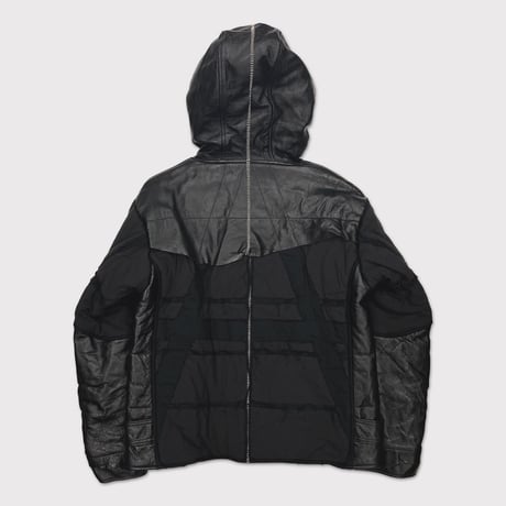 Rustic Edged DAS Parka(VEGETABLE DYED NYLON) BLACK