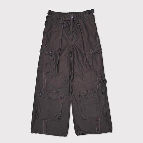 Slash Seam Twist Cargo Pants(PIGMENT DYED MOLESKIN) MOCHA
