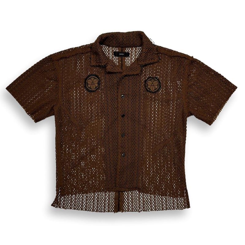 TIMELESS KAMON ALOHA SHIRT(RASCHEL LACE) BROW