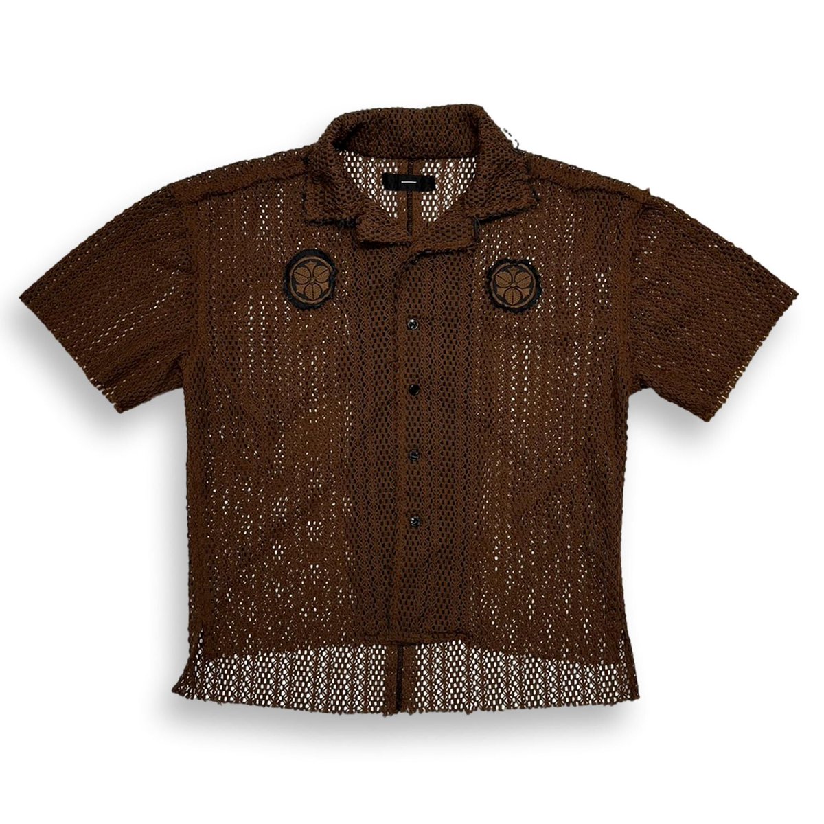 23ss minus (-) タイムレス カモン アロハ シャツ ブラック 系 minus （-）TIMELESS KAMON ALOHA SHIRT