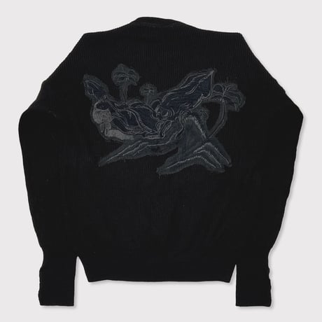 Love Knit Jumper(SWEDISH ARMY VINTAGE)BLACK