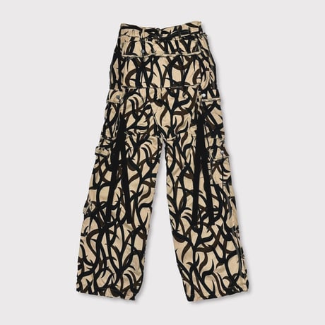 Tribal Camouflage Slash Seam HBT Cargo DUST(AGED TWILL)