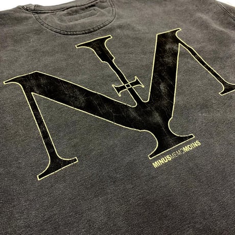 BOOTLEG CREW SWEAT(7SINS)AGED BLACK