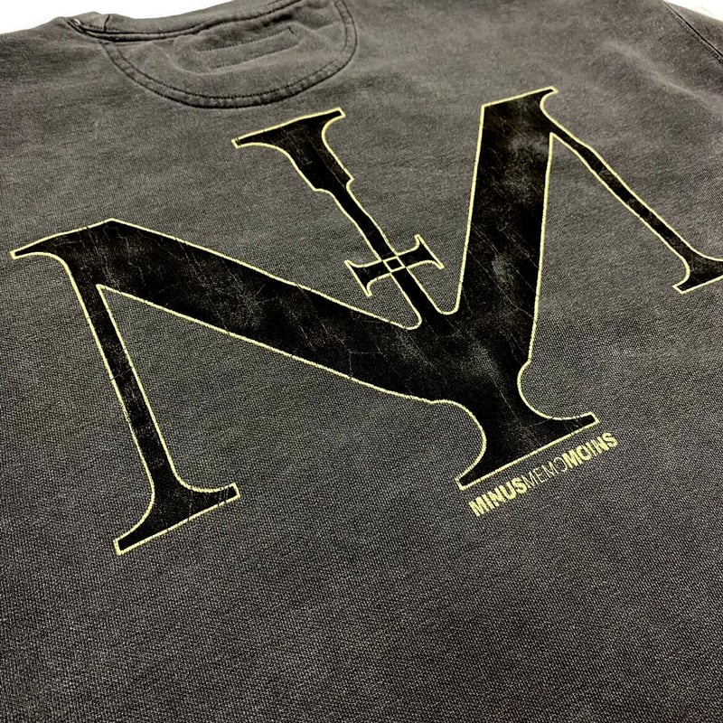 BOOTLEG CREW SWEAT(7SINS)AGED BLACK | MINUS OFF