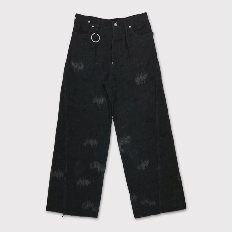 Twist Seam Lot.20603T R&D(100YEARS DENIM) BLACK