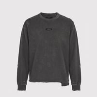 Inactive Crew Sweat With Repaired/AGED BLACK